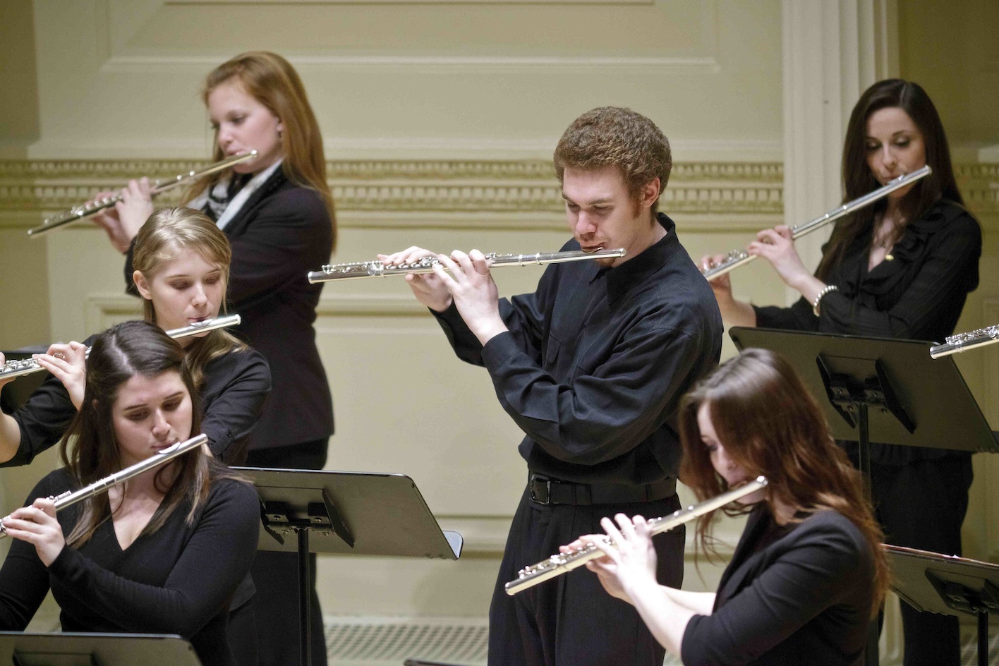 Students and faculty from the John J. Cali School of Music performed at Carnegie Hall last January 12.