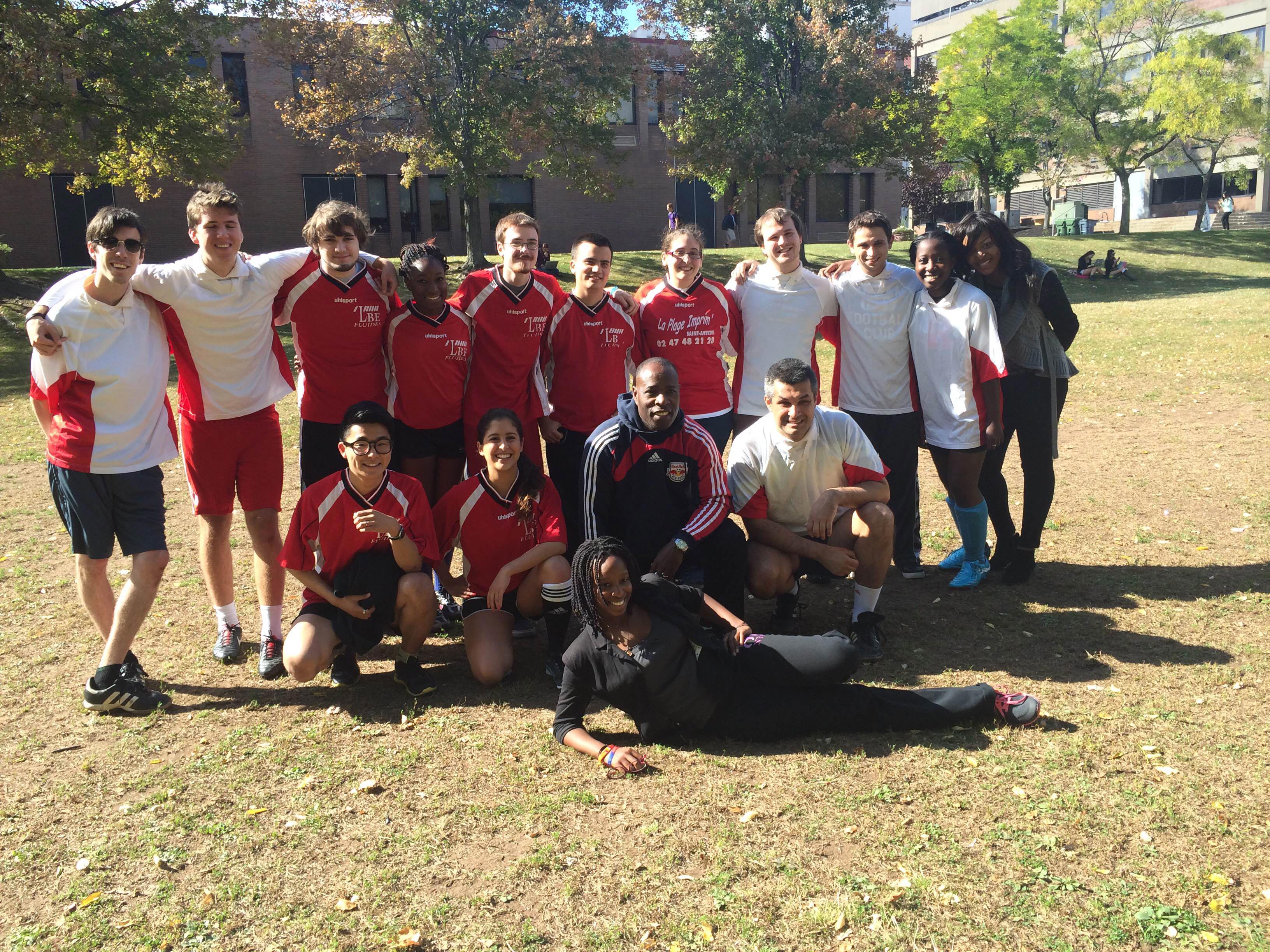 In and out of the classroom, the departments like to have fun.