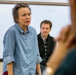 Photo of Laurie Anderson.