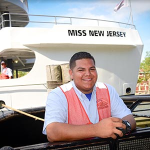 Junior Kevin Suarez saved a 5-year-old girl from a capsized boat in the Hudson River.