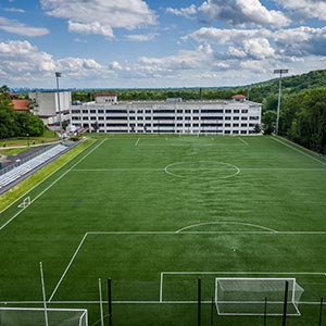 Pittser Field, home of Red Hawks soccer.