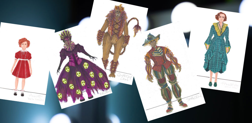 Alumnus Leon Dobkowski designed costumes for The Wiz and Annie at The Muny in St. Louis.