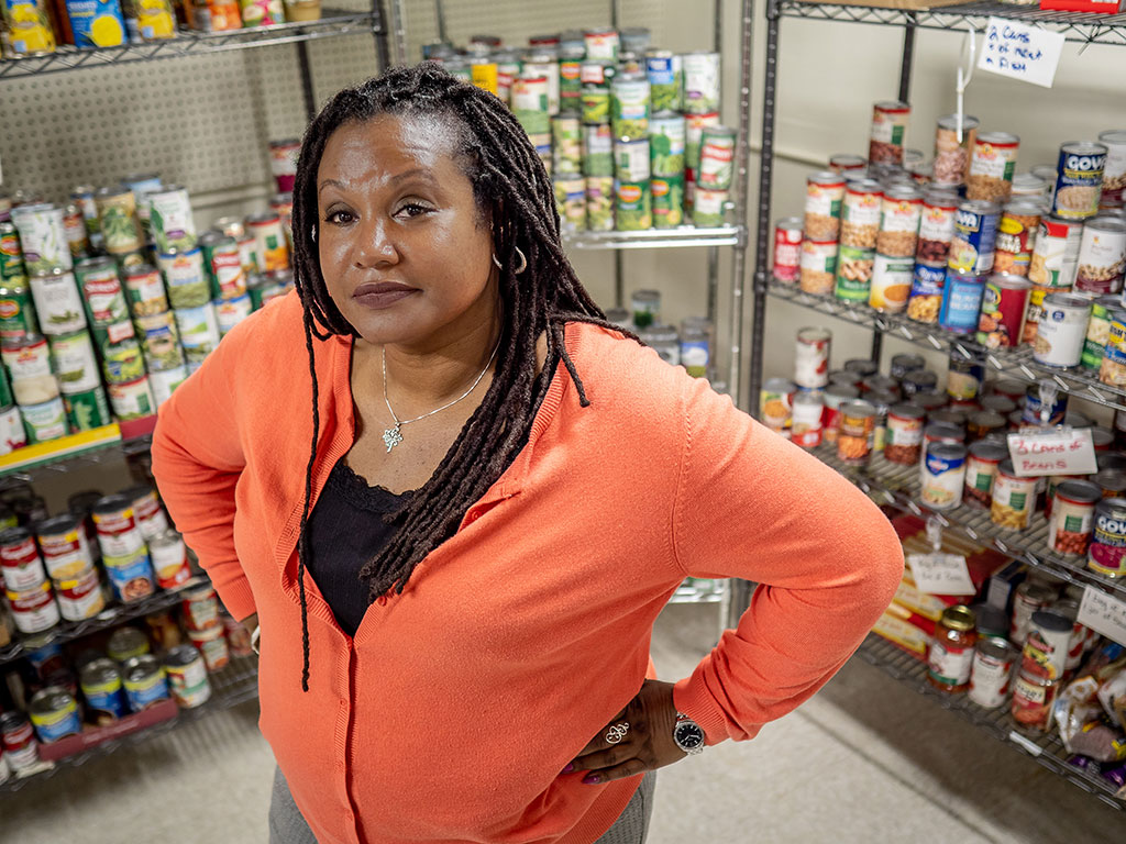Sonja Tillman has managed the Red Hawk Pantry since 2016.