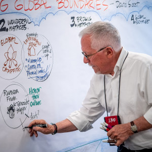 David Sibbet pioneered visual facilitation.