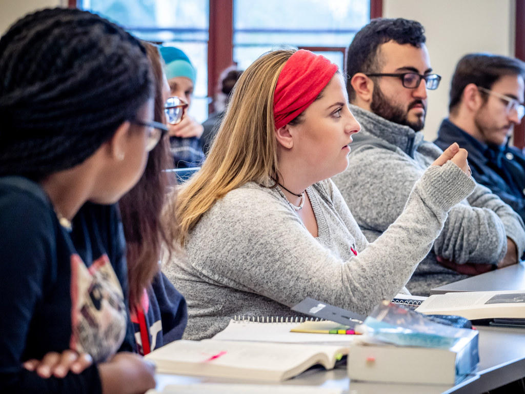 Students in Jeffrey Miller's class
