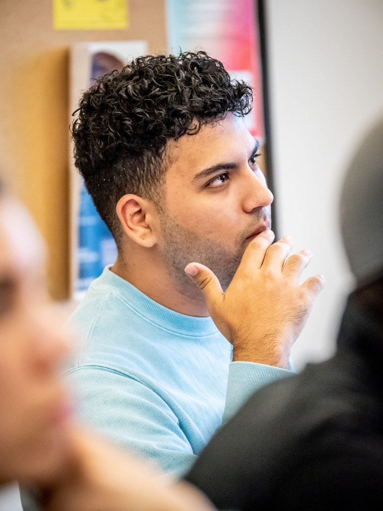 Student in Jeffrey Miller's class