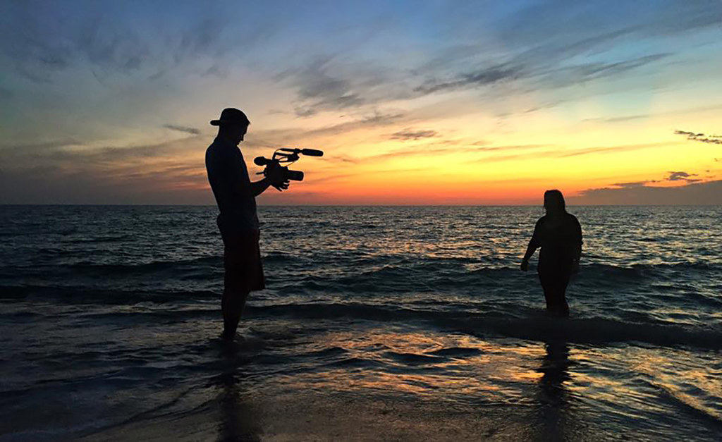 Michael Mee, above left, and Ken Spooner worked four years on the film.