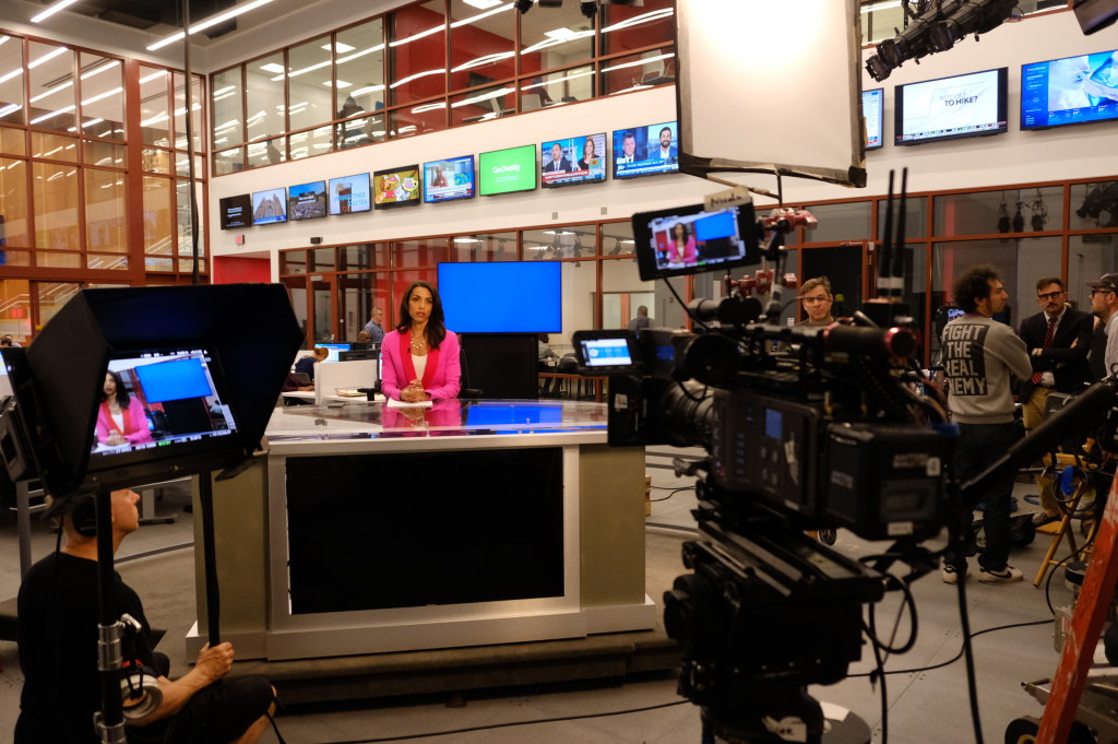 A production company shot promotional video for Google at the studios on campus in fall 2018.