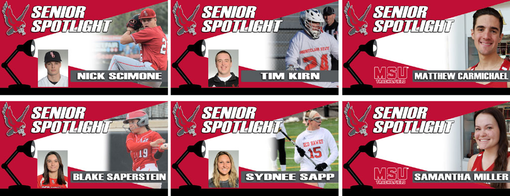 Image grid of senior spotlights