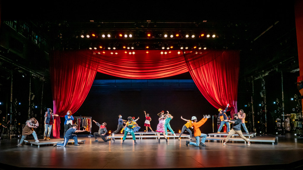 Working performed and filmed at the Kasser Theater.