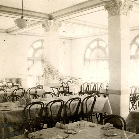 Edward Russ Hall Dining Room, 1918