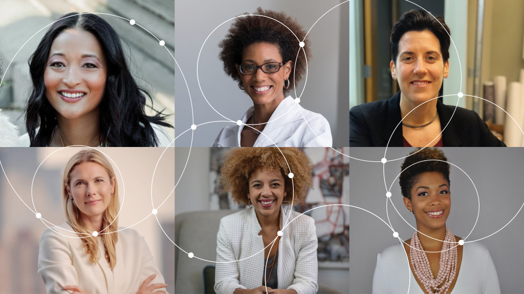 Collage of women entrepreneurs
