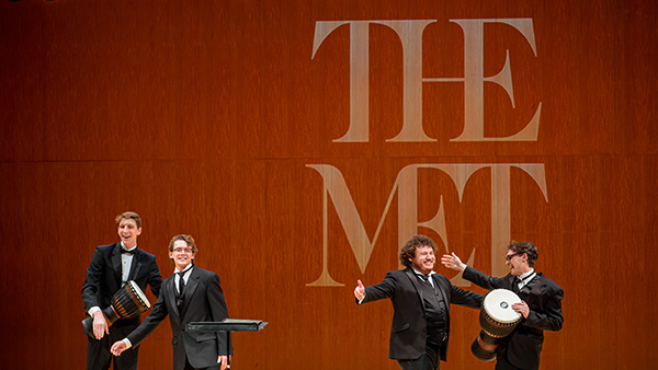 Cali Students on stage at the Met