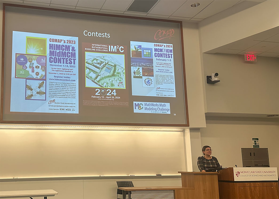 Dr. Catherine Roberts, the CEO of COMAP gives presentation