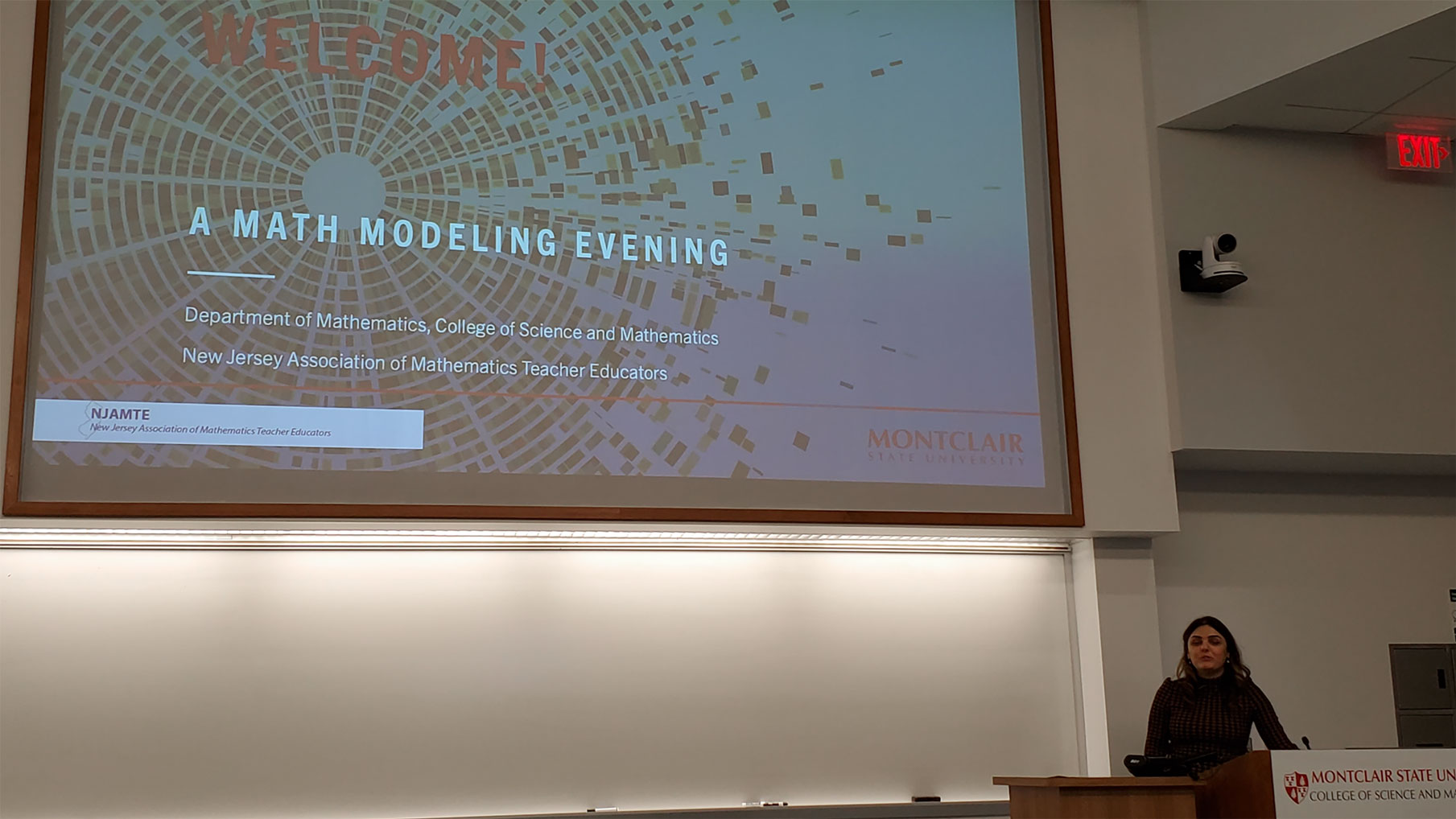 Professor Panorkou kicks off Math Modeling Day Event