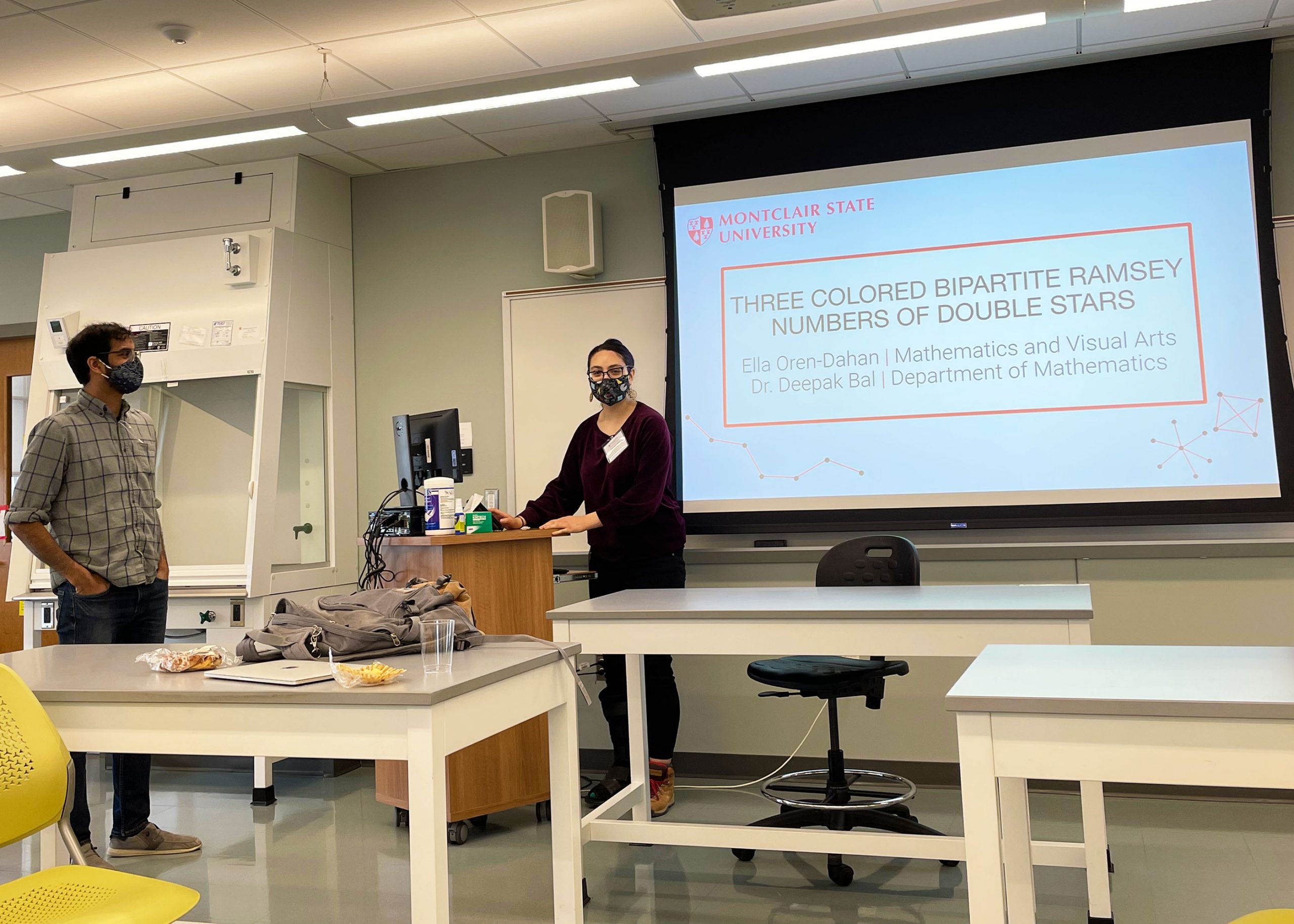 One of Dr. Bal's research students