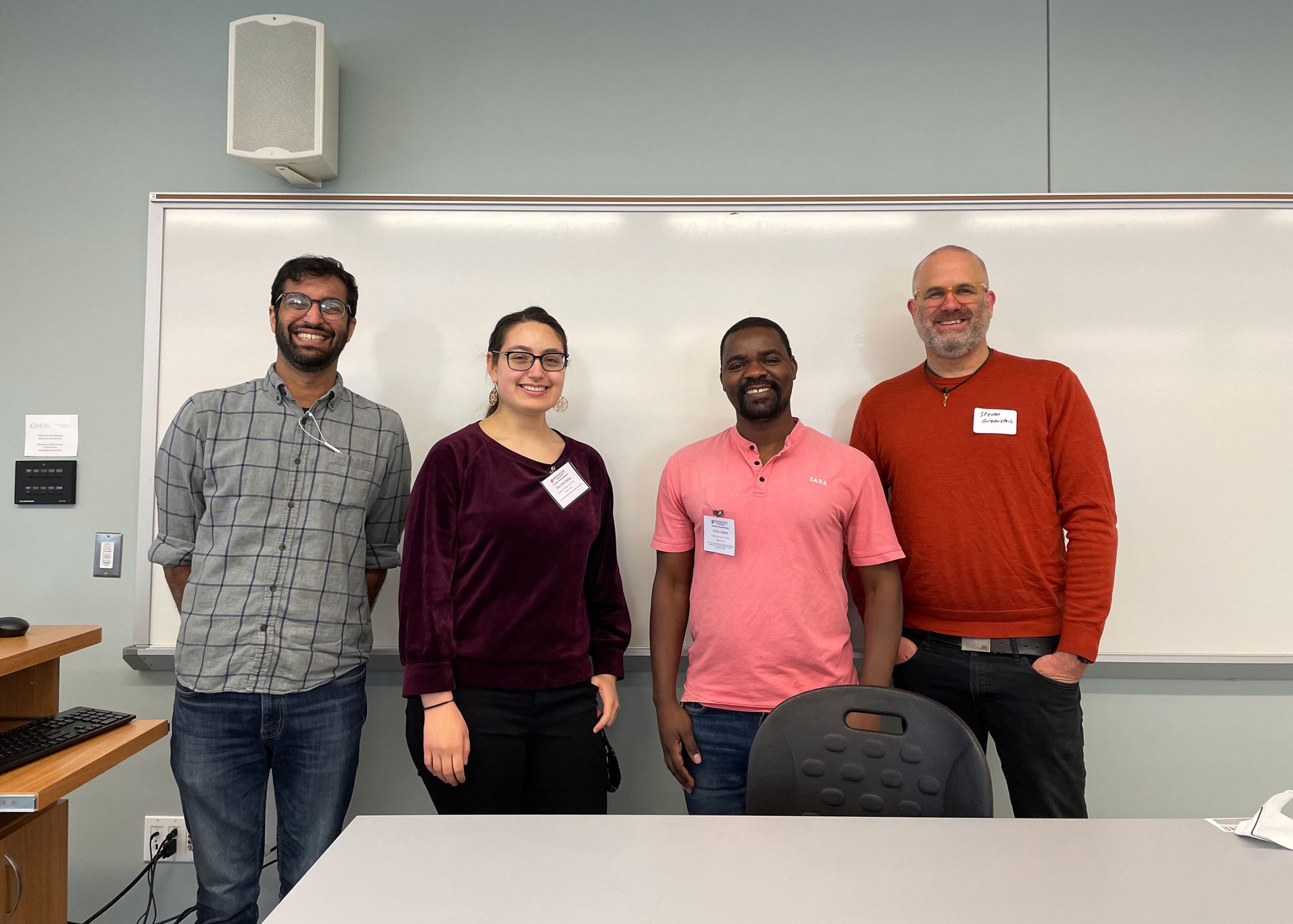 students with their mentors