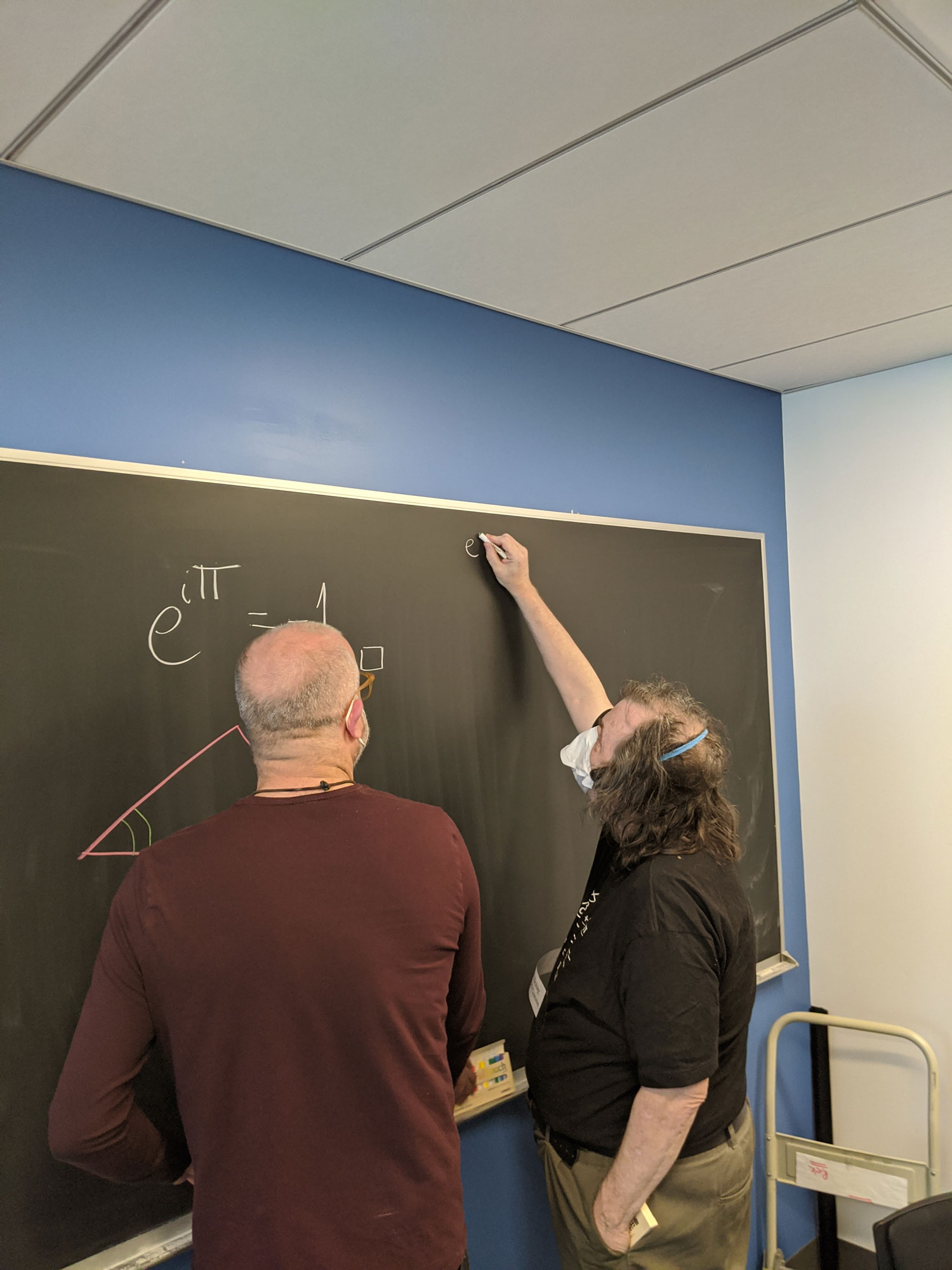 writing formulas on the new blackboard