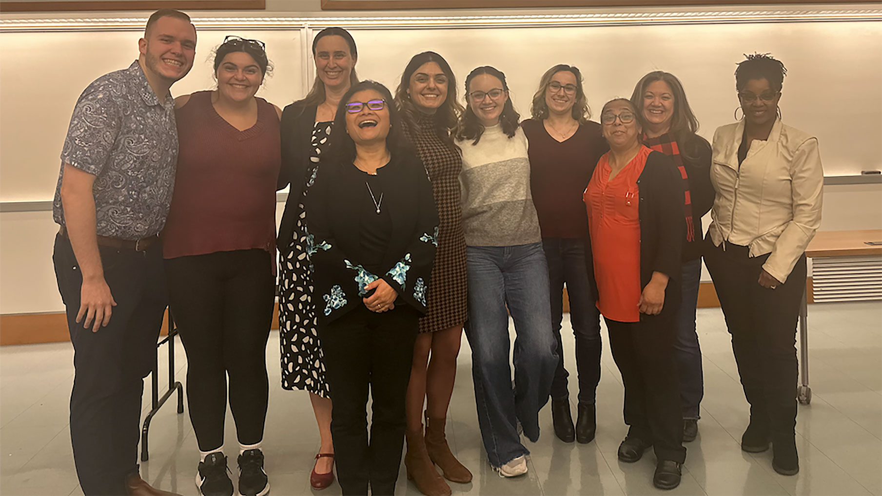 Dr. Panorkou and students from MATH 577