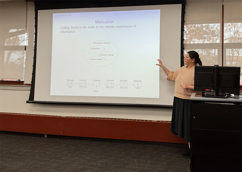 Katie Haymaker speaking