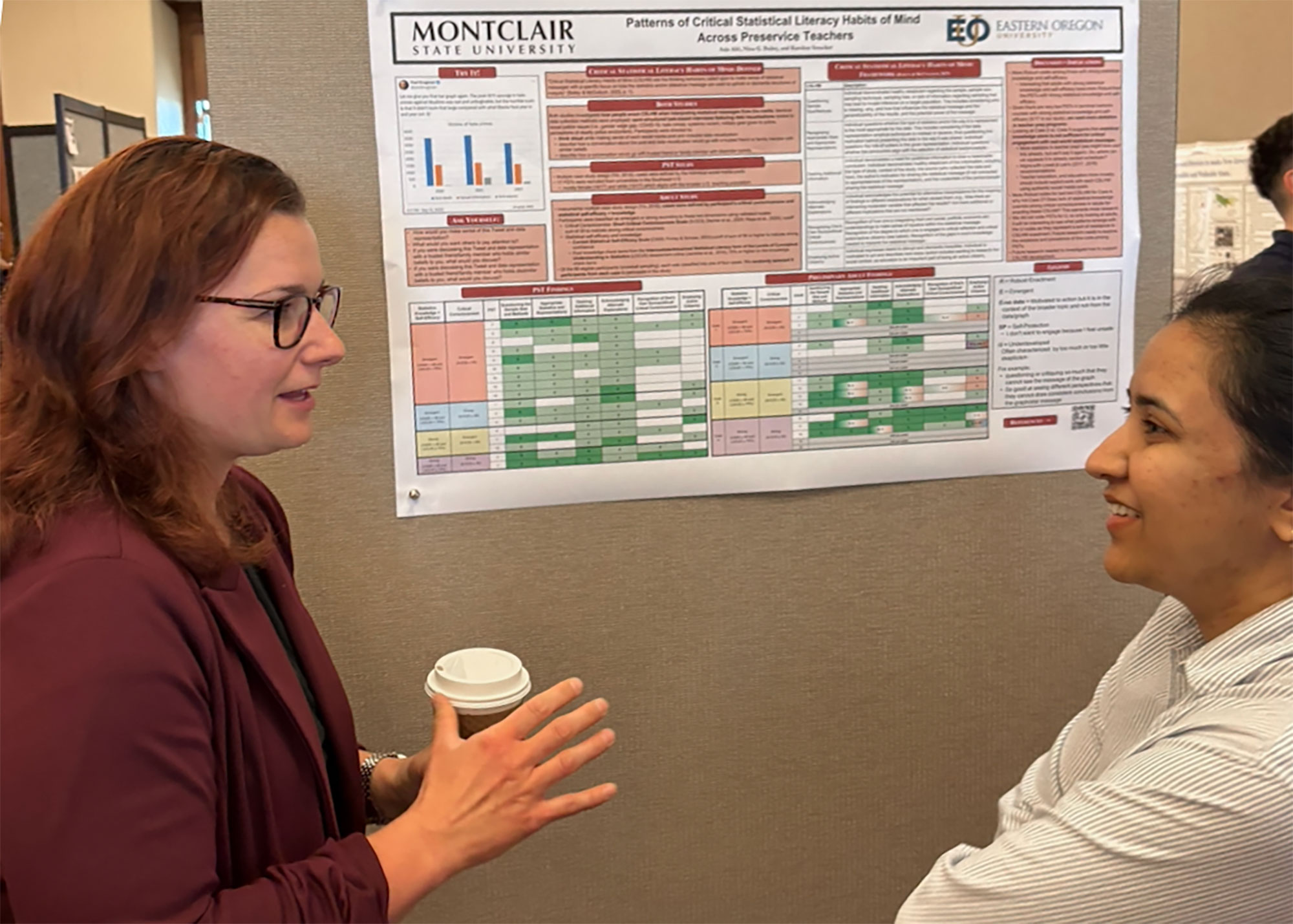 Asja Alic talks about her research at the Student Research Symposium