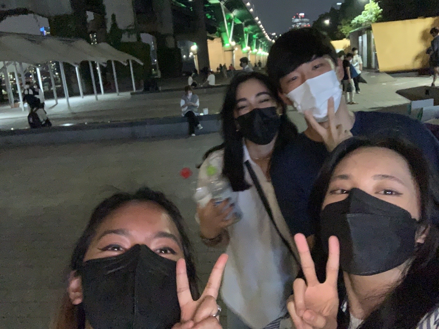 Study abroad students in Korea