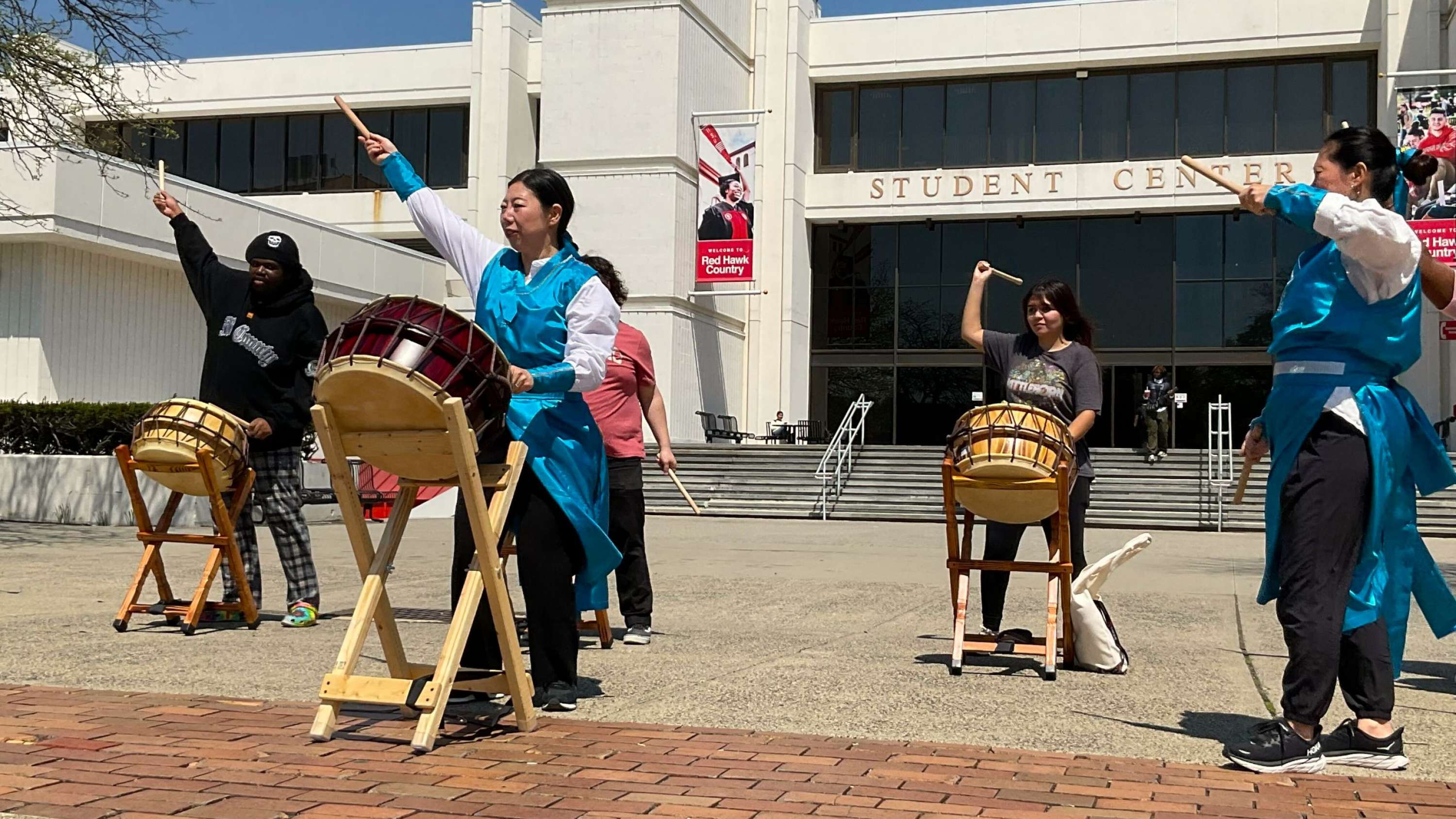 Korean Day also featured a drum performance. Photo courtesy of Yun Kim.