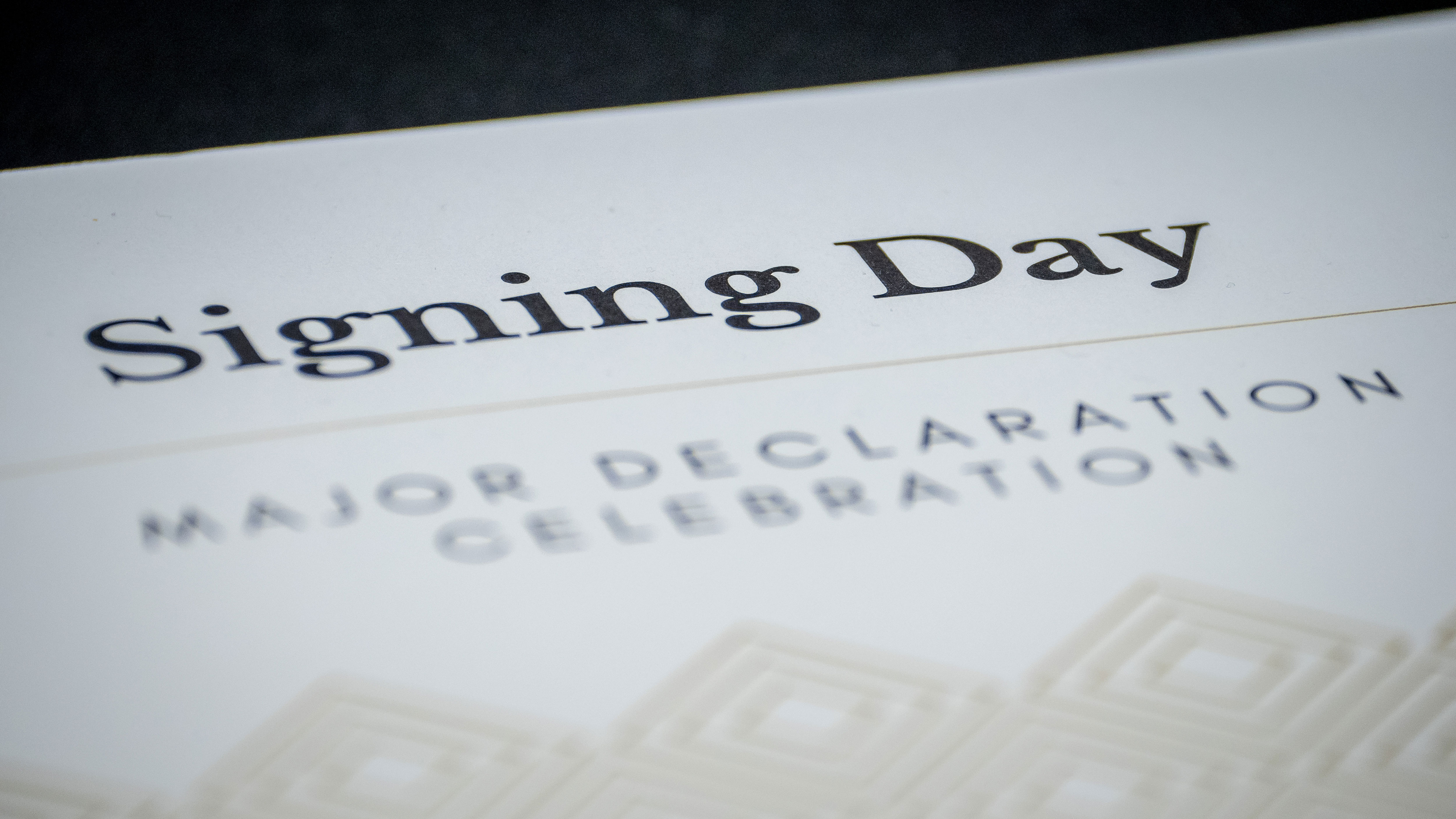 Signing Day brochure