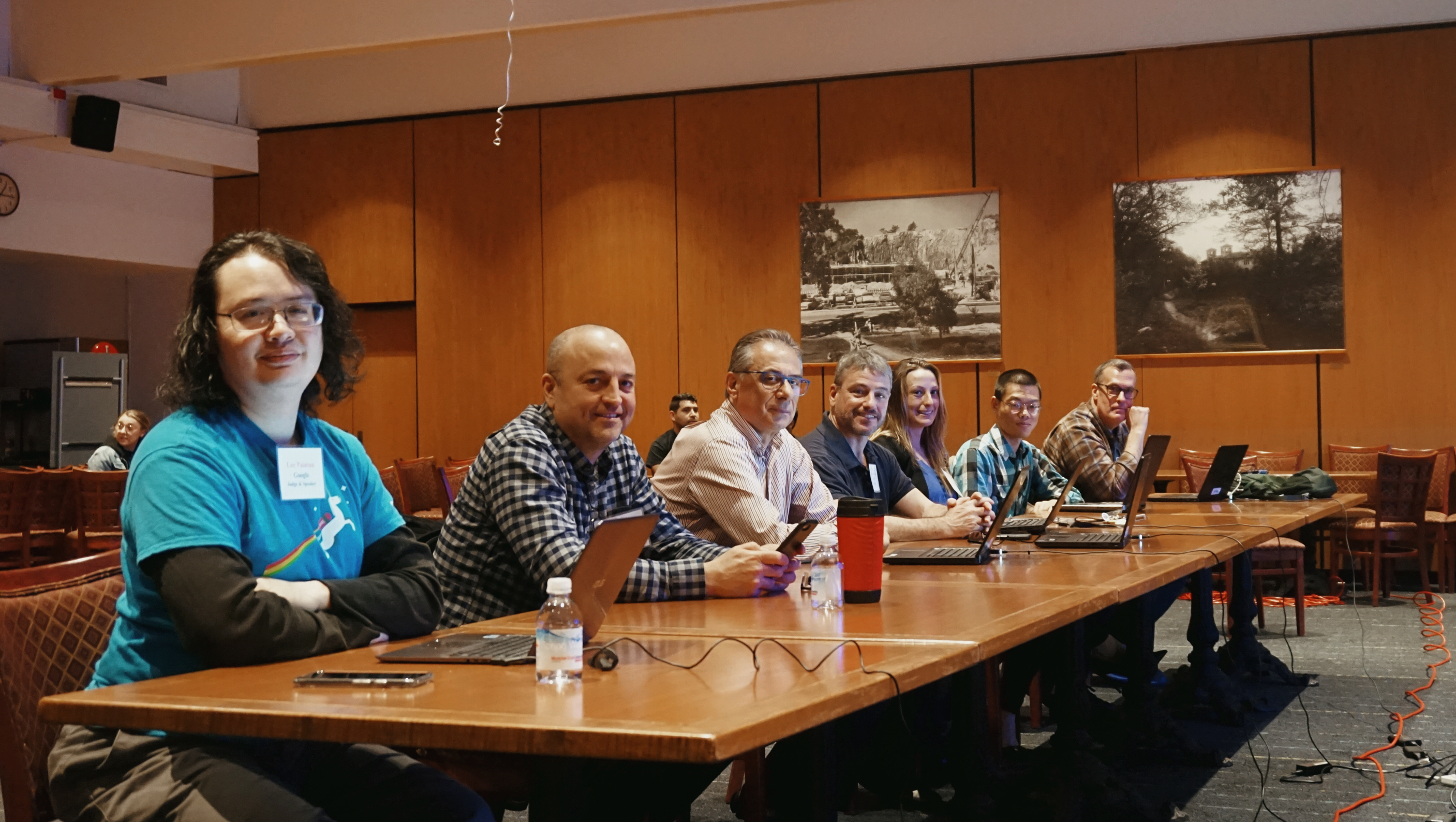 Professors at Hackathon