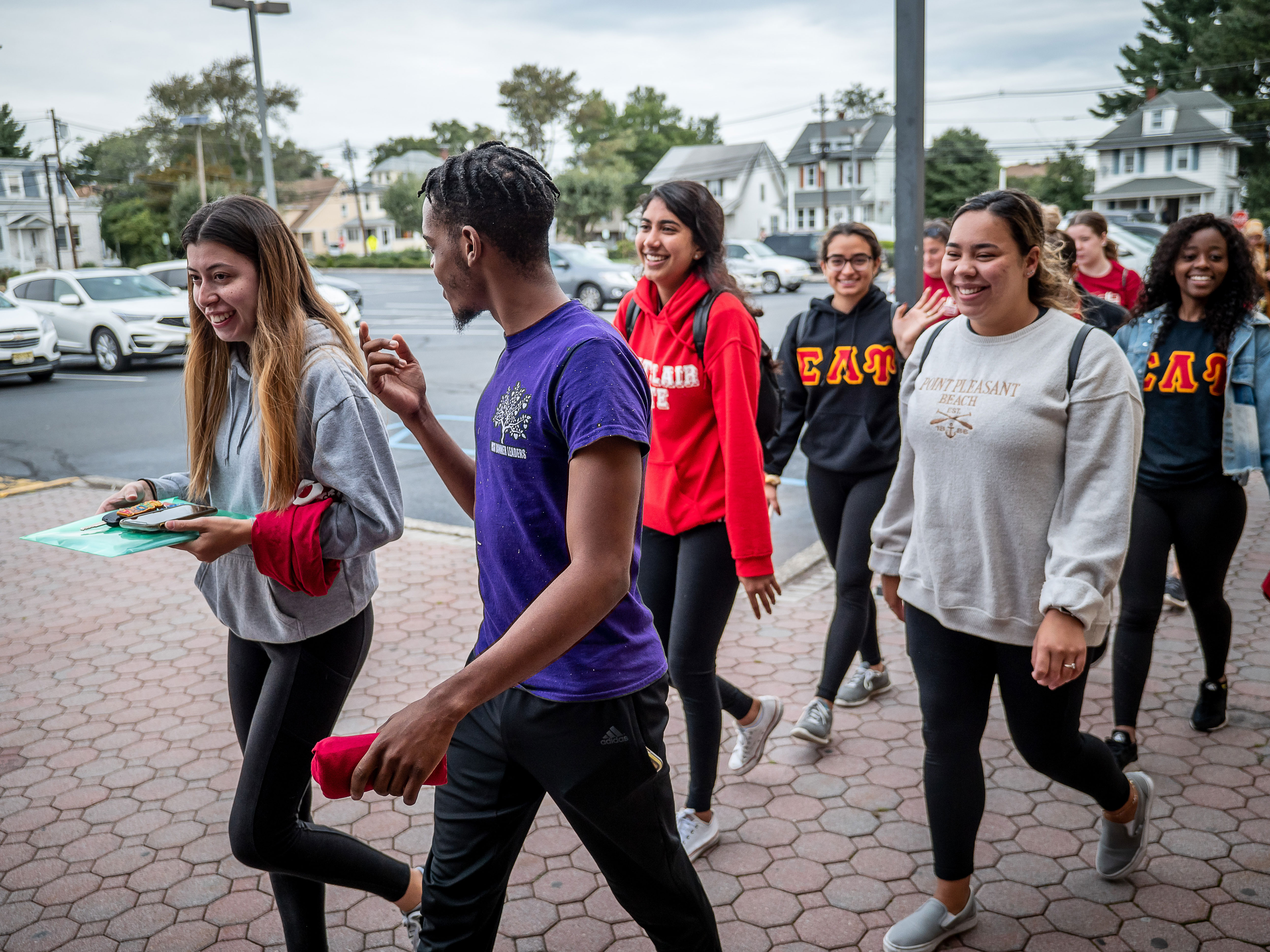 Volunteers head to the Boys & Girls Club of Clifton.
