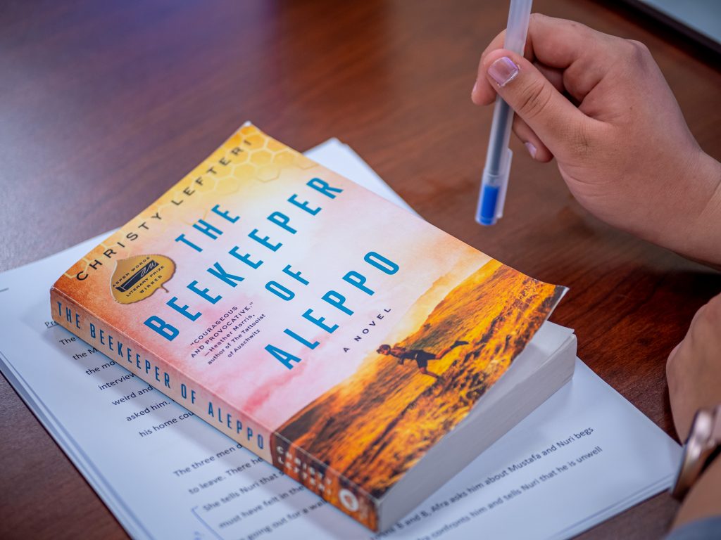 photo of book, The Beekeeper of Aleppo