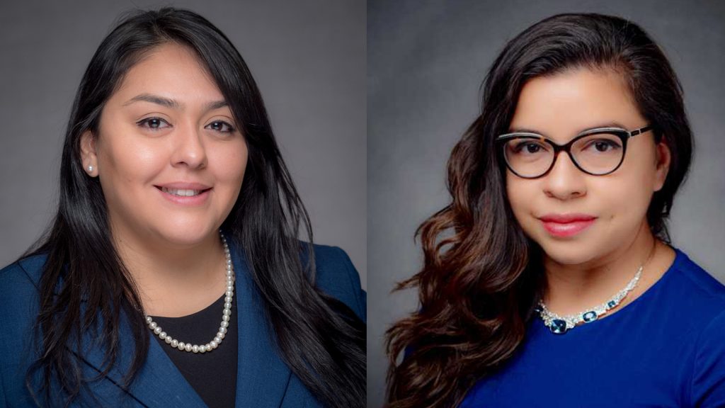 Jane Sanchez Swain, left, and Blanca Vega, right.