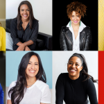 A collage of photos of women speakers.