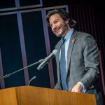 Jonathan Koppell at the lectern.