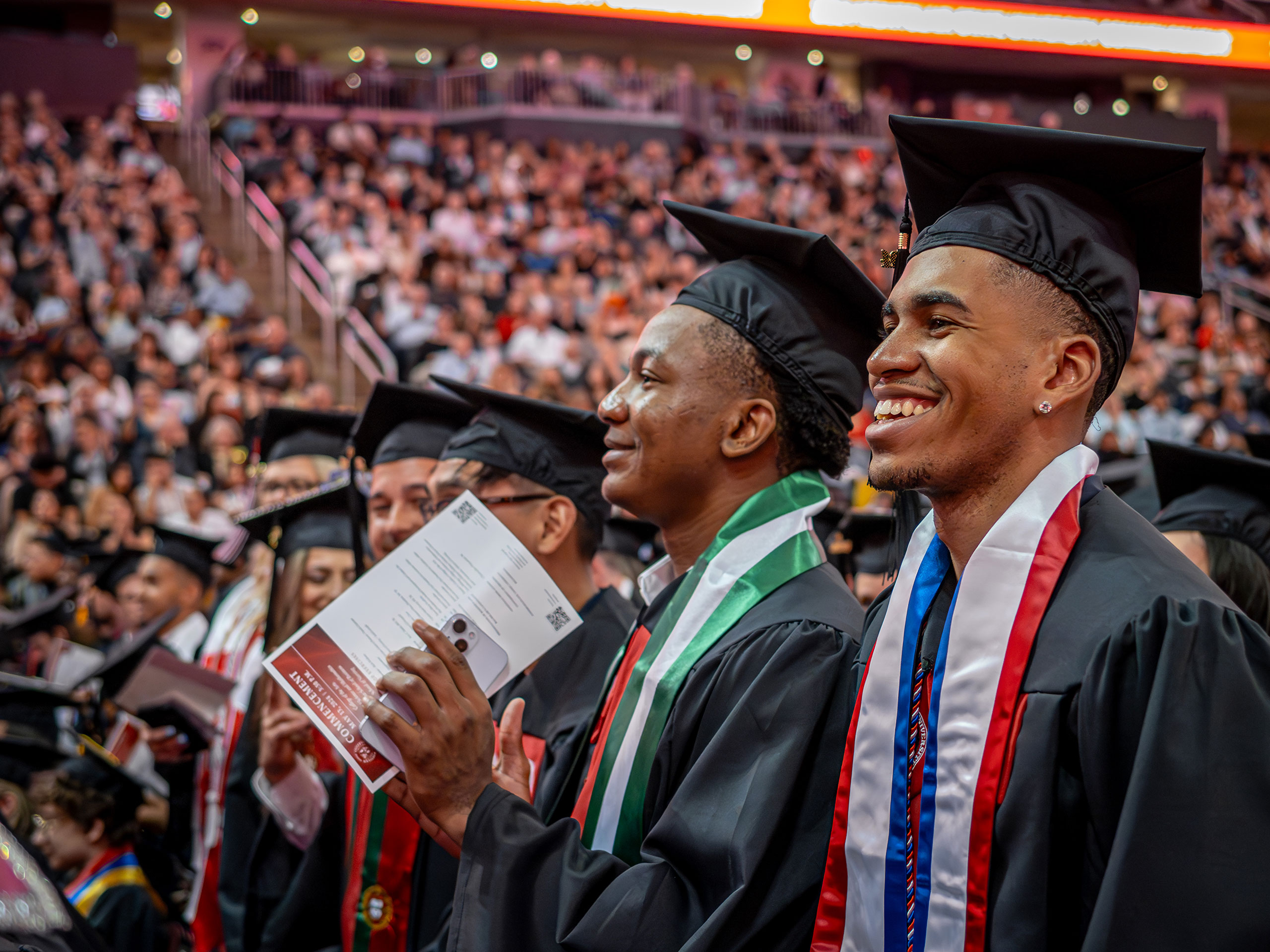 group of graduates smiling
