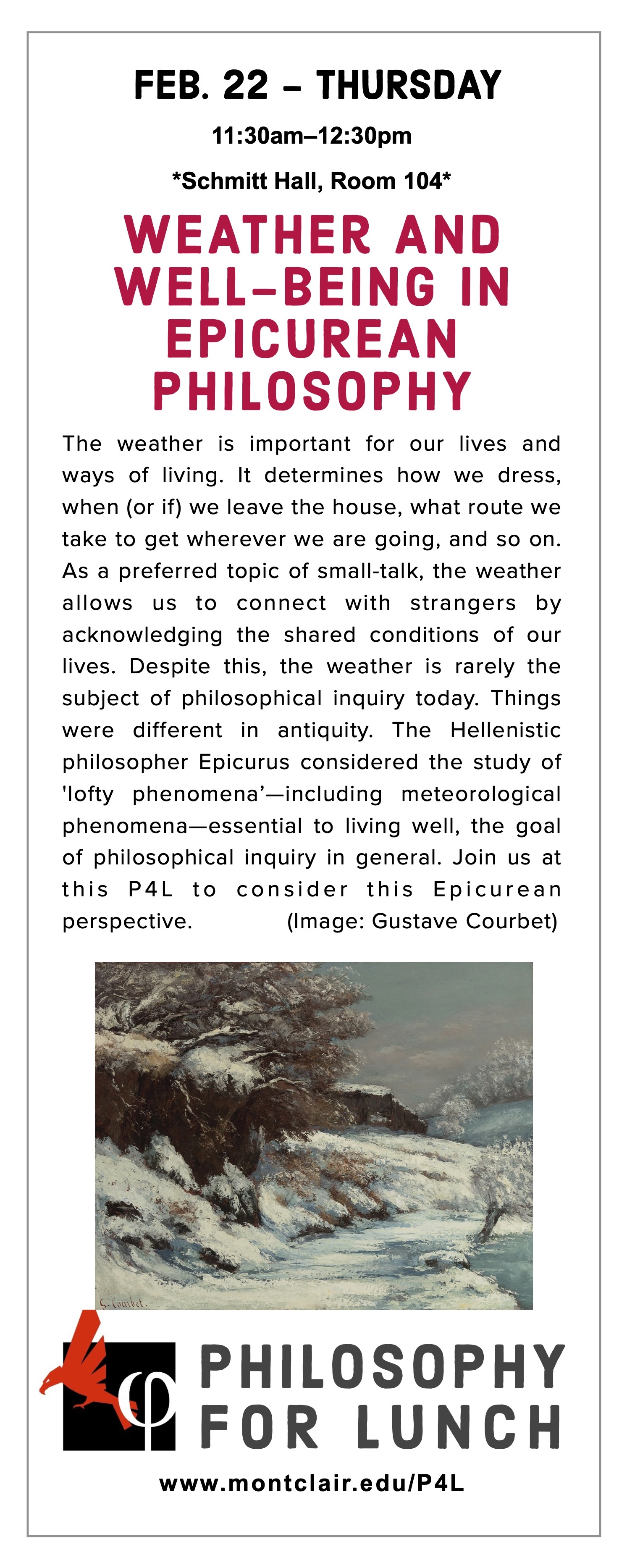 Philosophy For Lunch – Philosophy - Montclair State University
