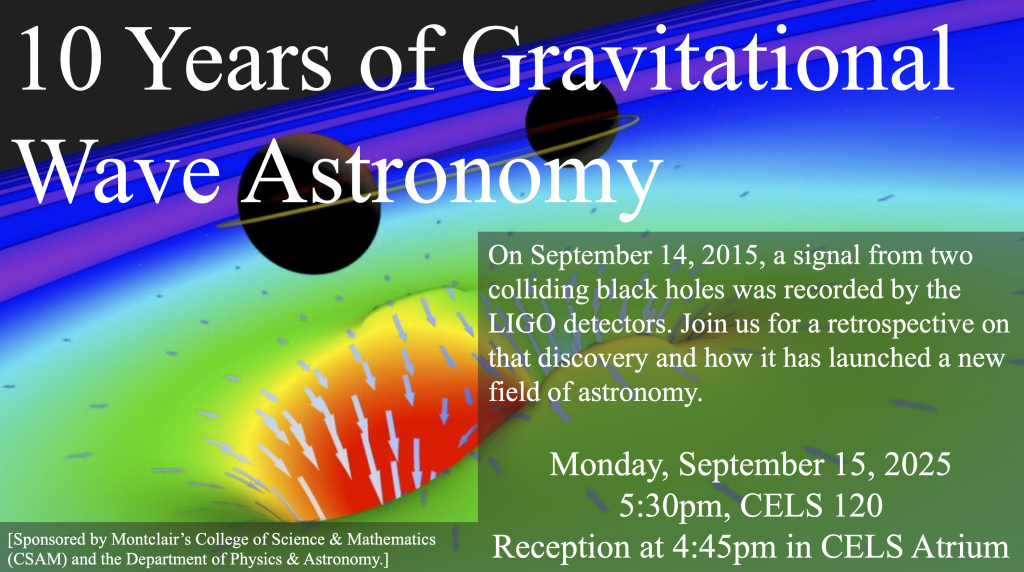 Gravitational Wave Astronomy, 10 year presentation