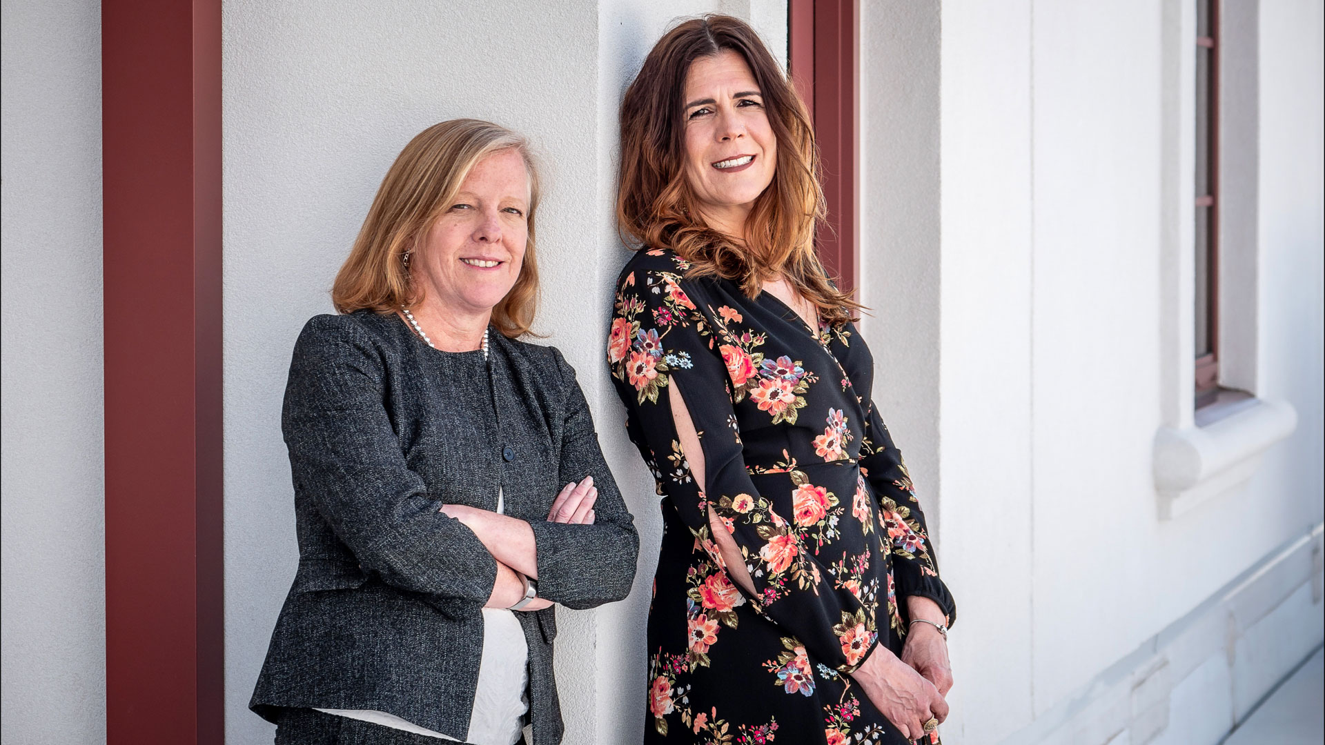 Kim Hollister and Enza Antenos