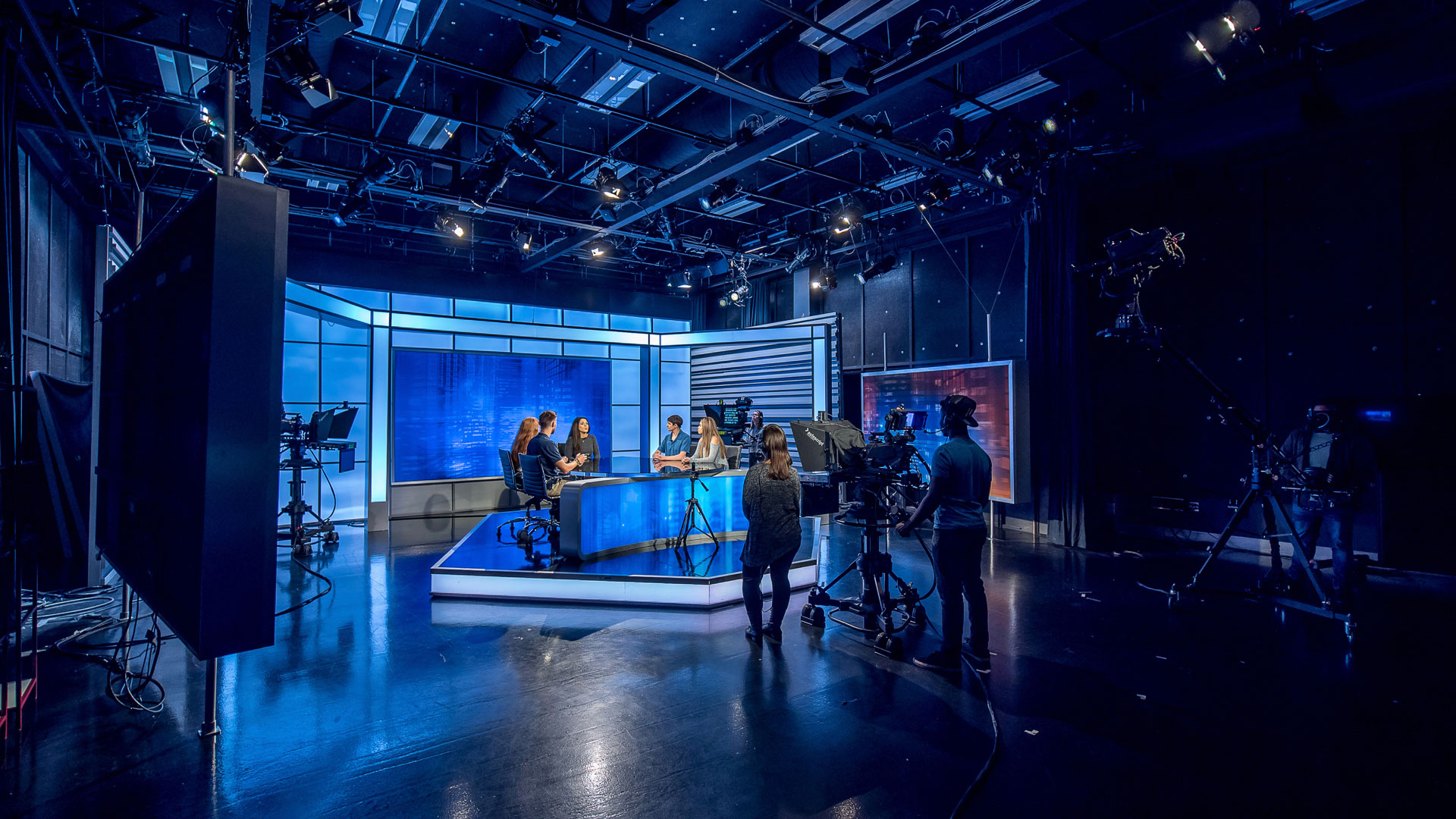 Student broadcasting work