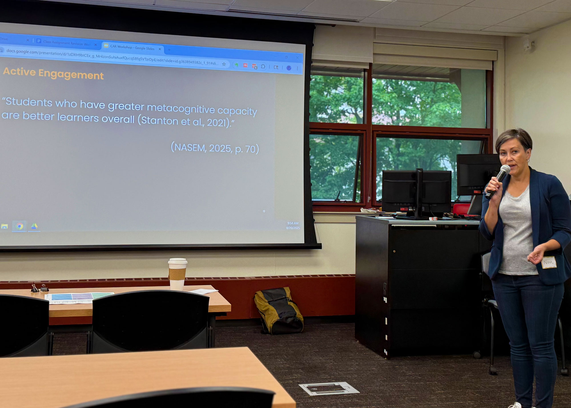 Teaching Commons workshop Nina Bailey