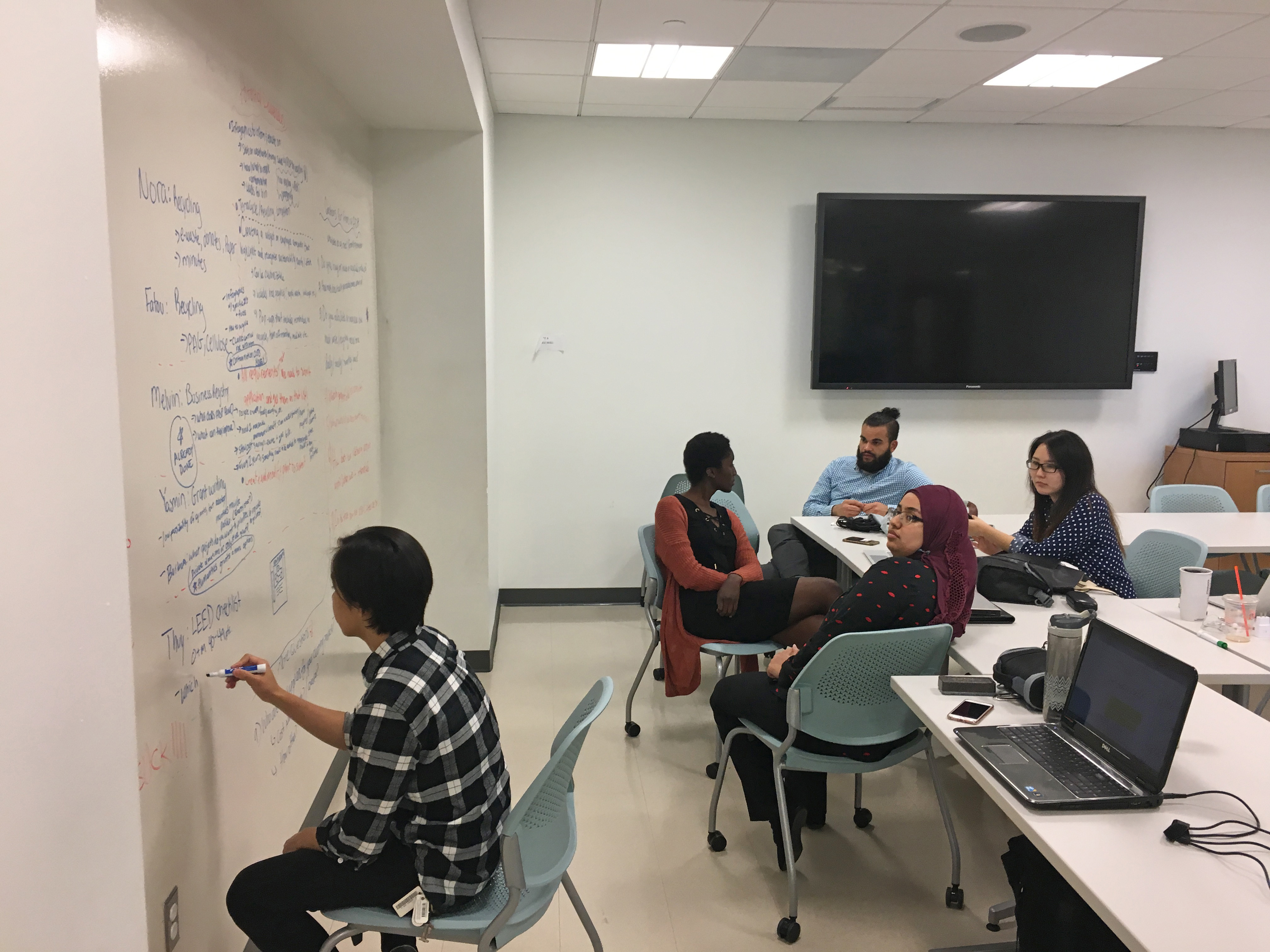 ADP Green Team brainstorming