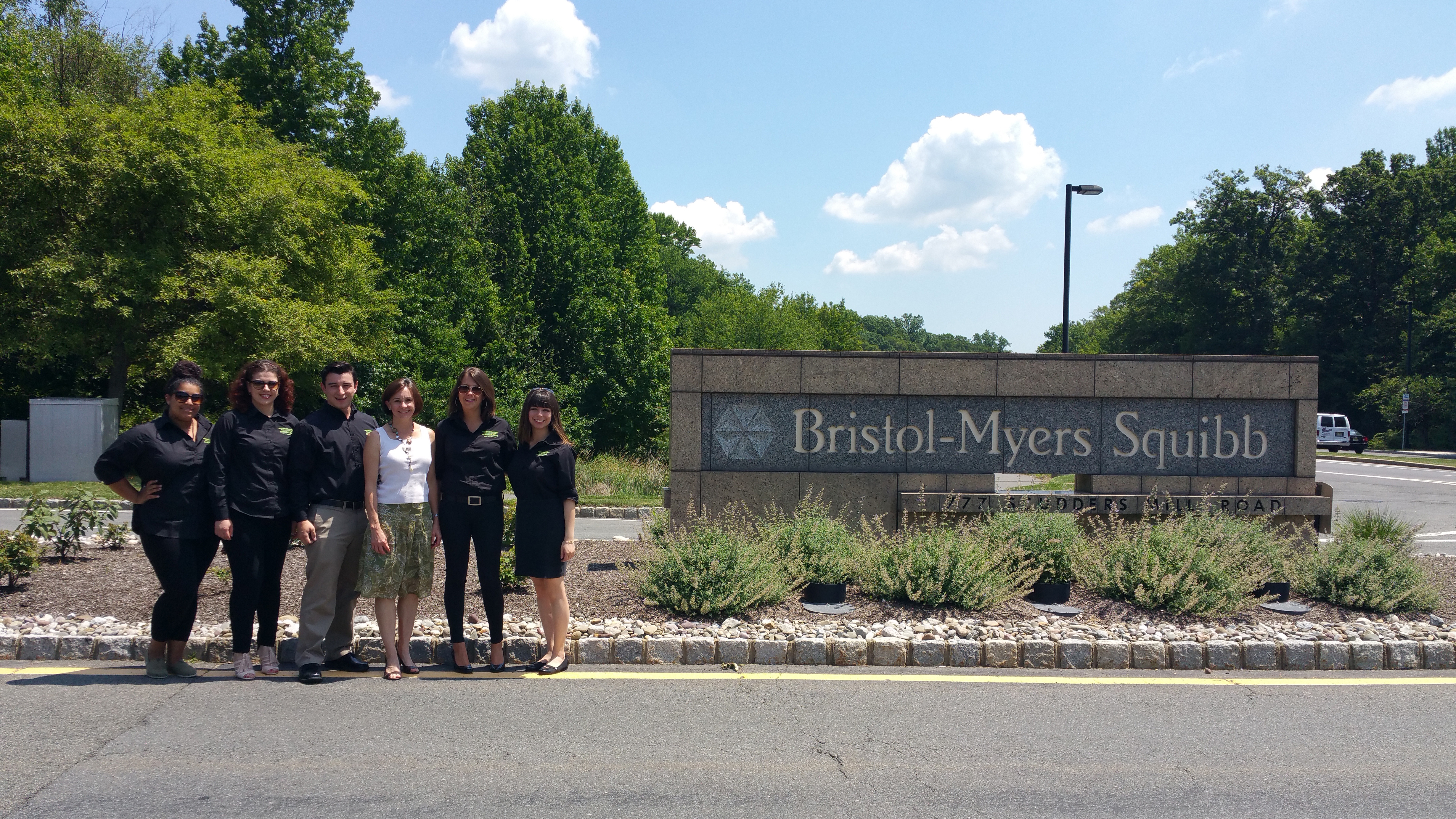 Bristol Myers-Squibb Green Team visit