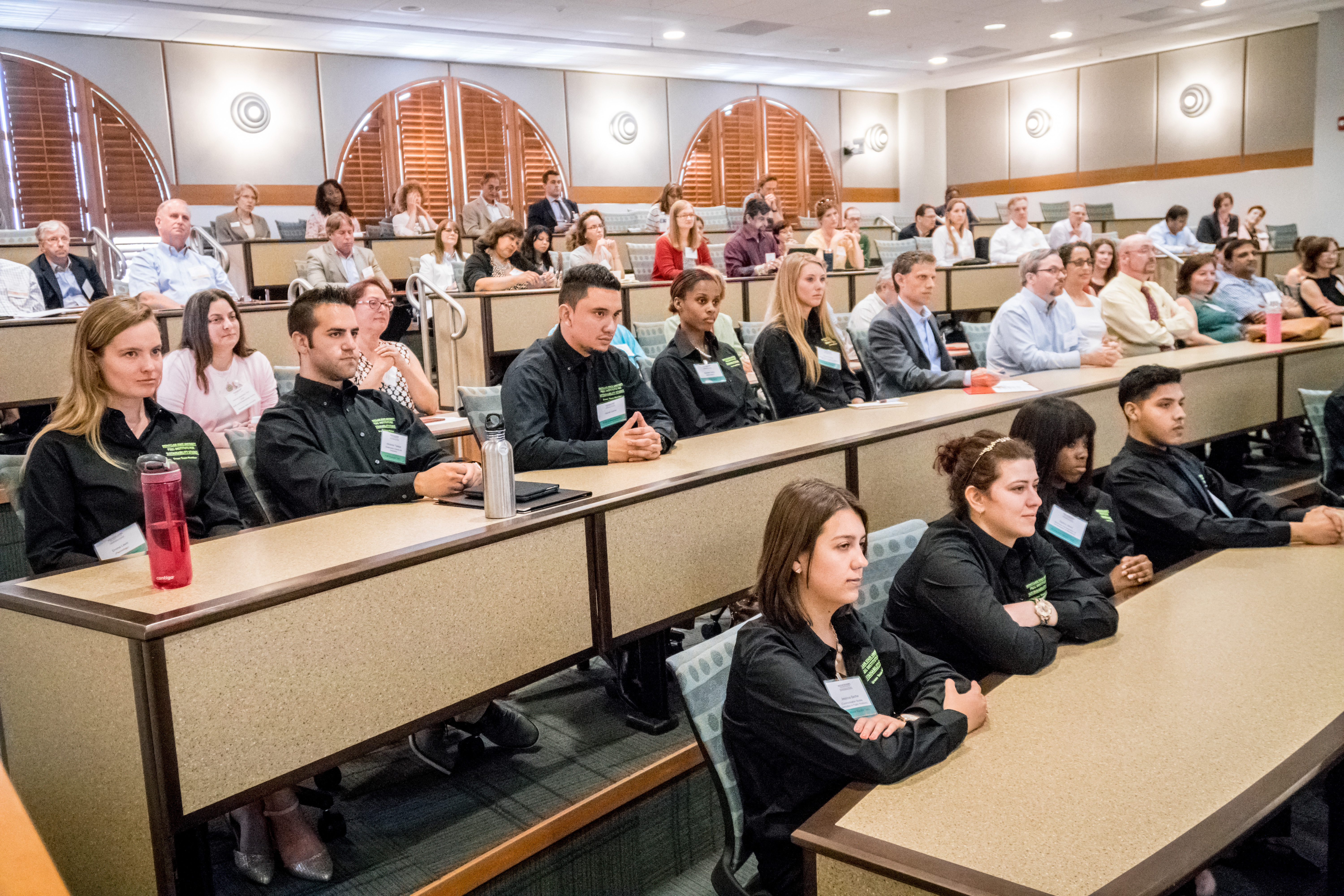 Green Teams final presentations audience