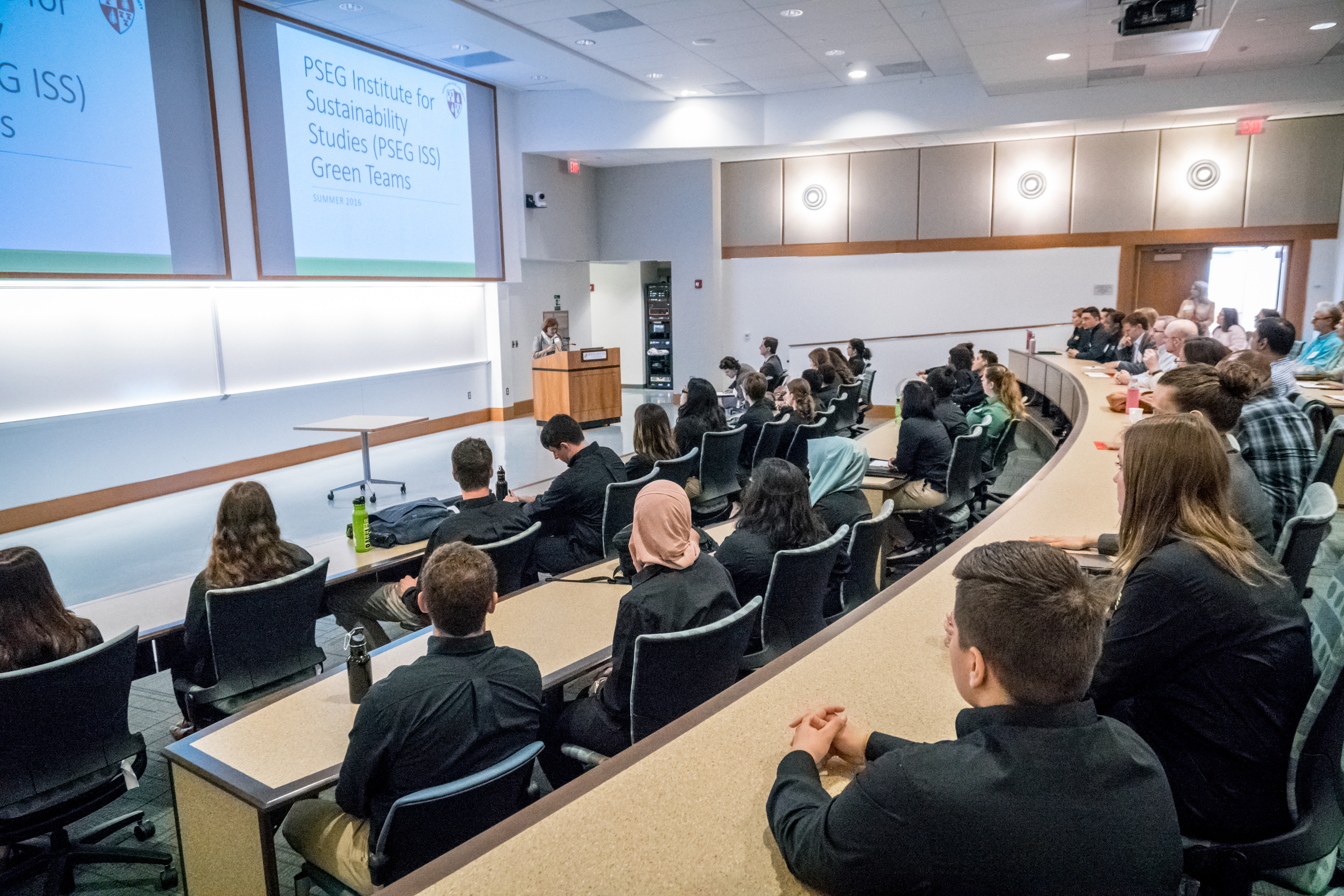 Green Teams final presentation day introductions