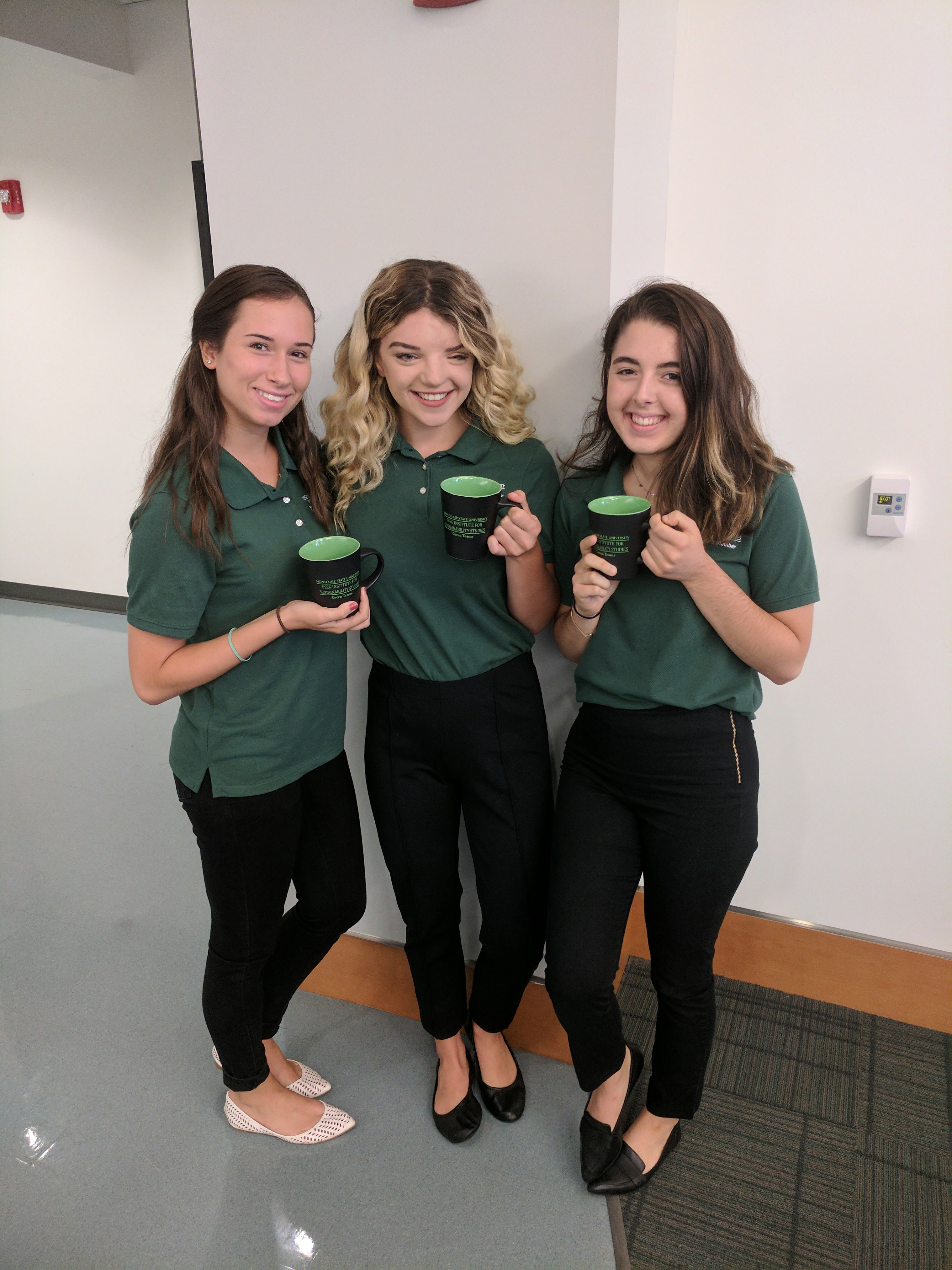 Hackensack Green Team with PSEG coffe mugs