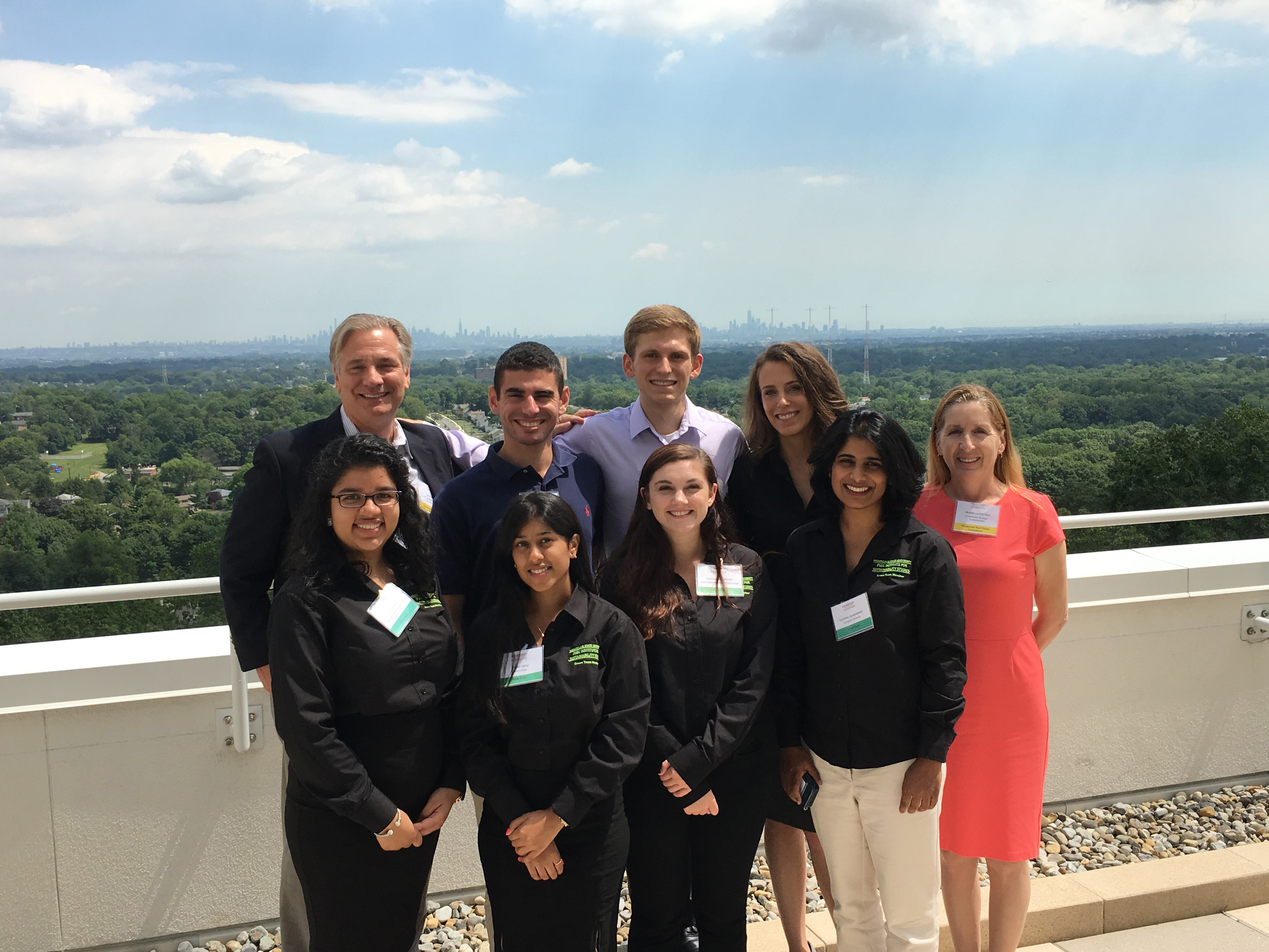 Prudential Green Team with supervisors