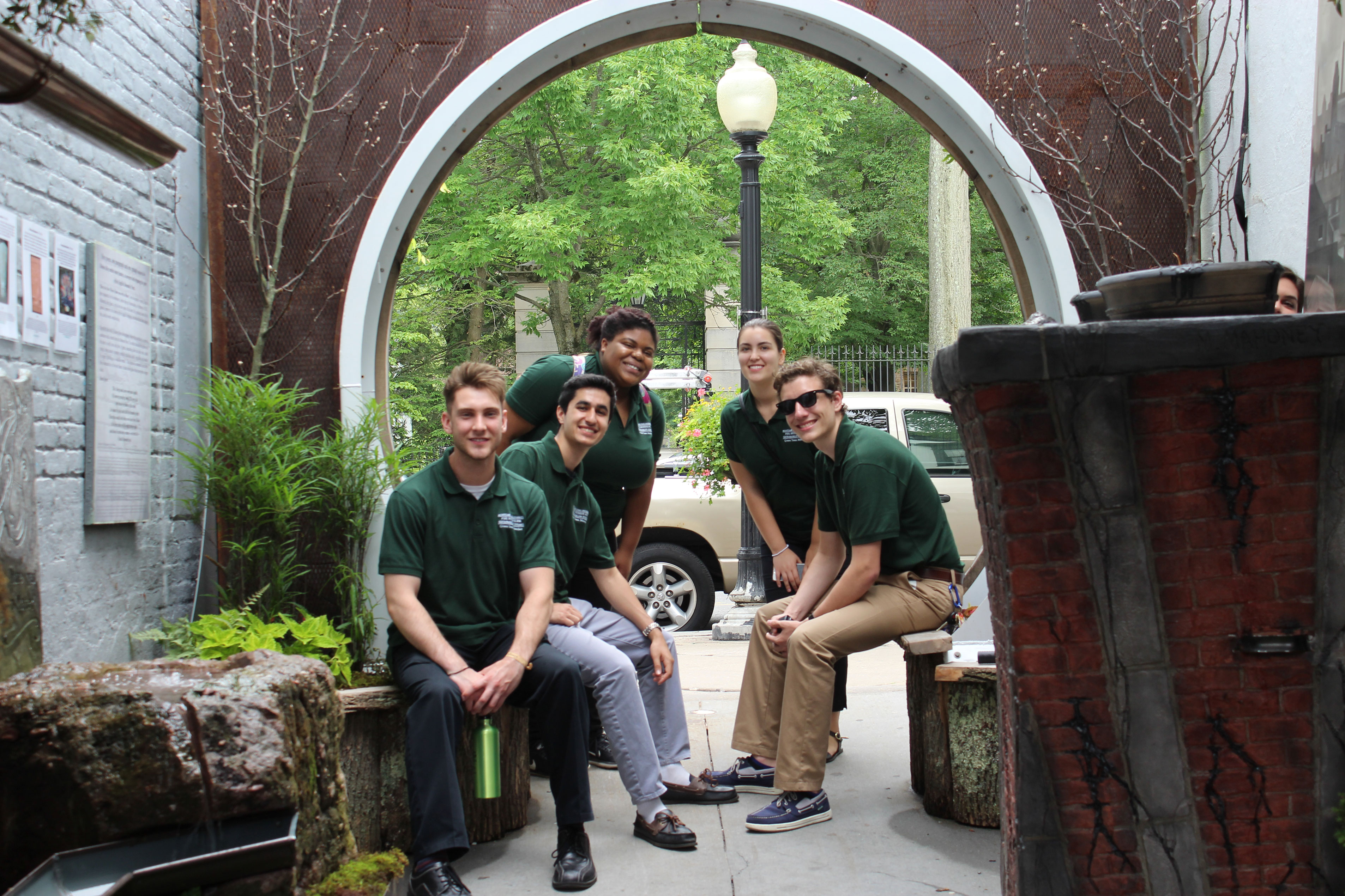 team NJDEP on site visit