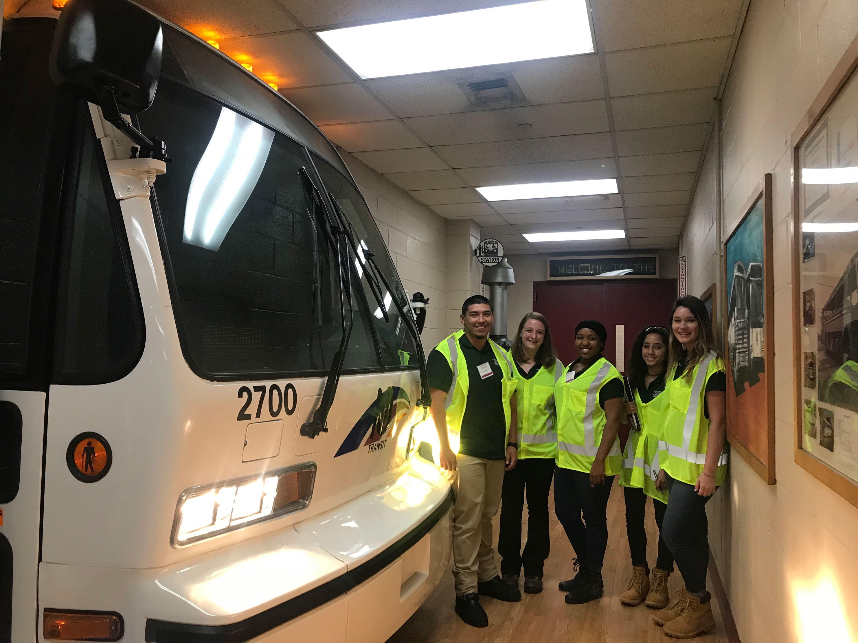 team NJTransit on site visit