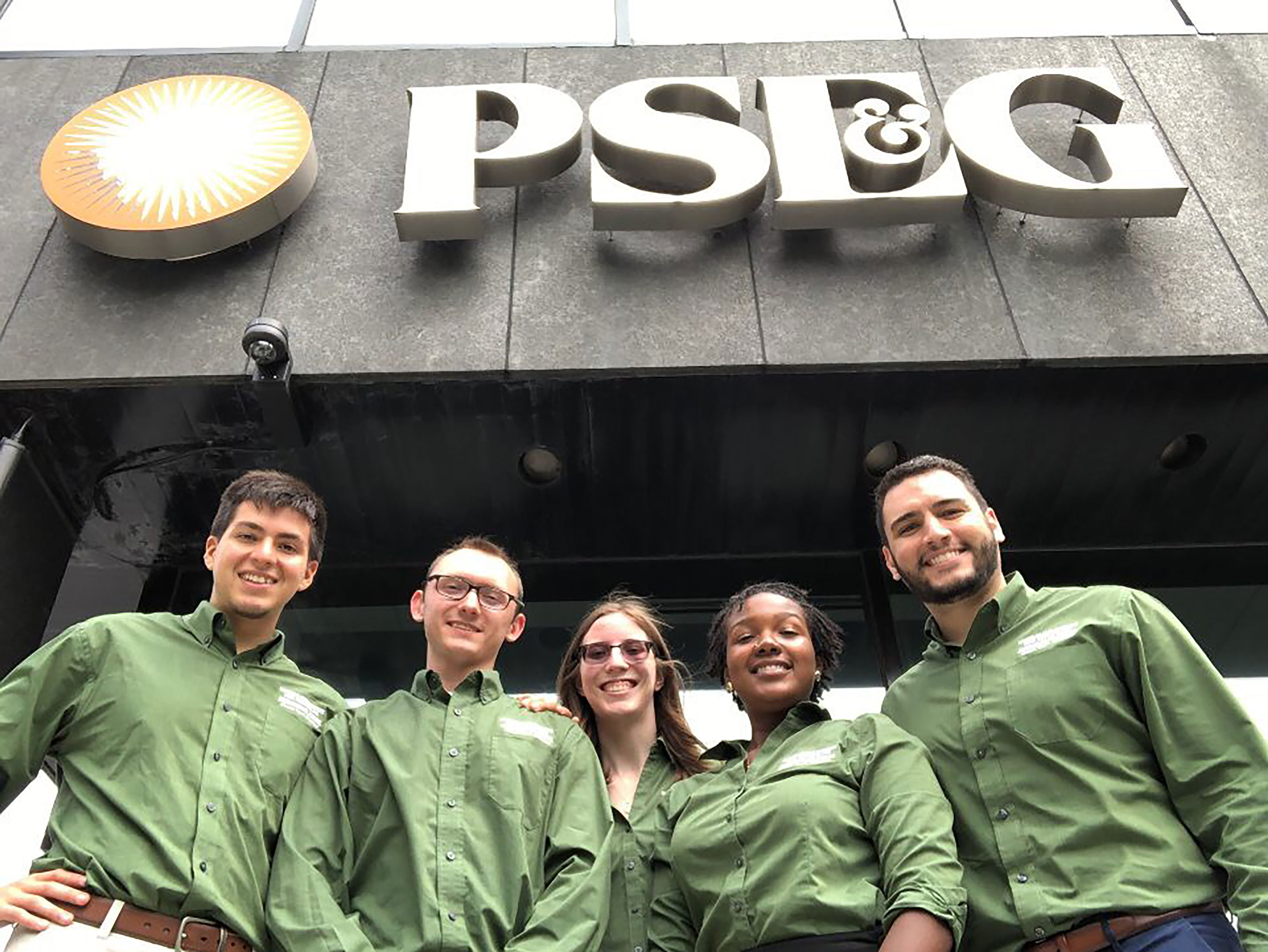 team PSEG on site visit