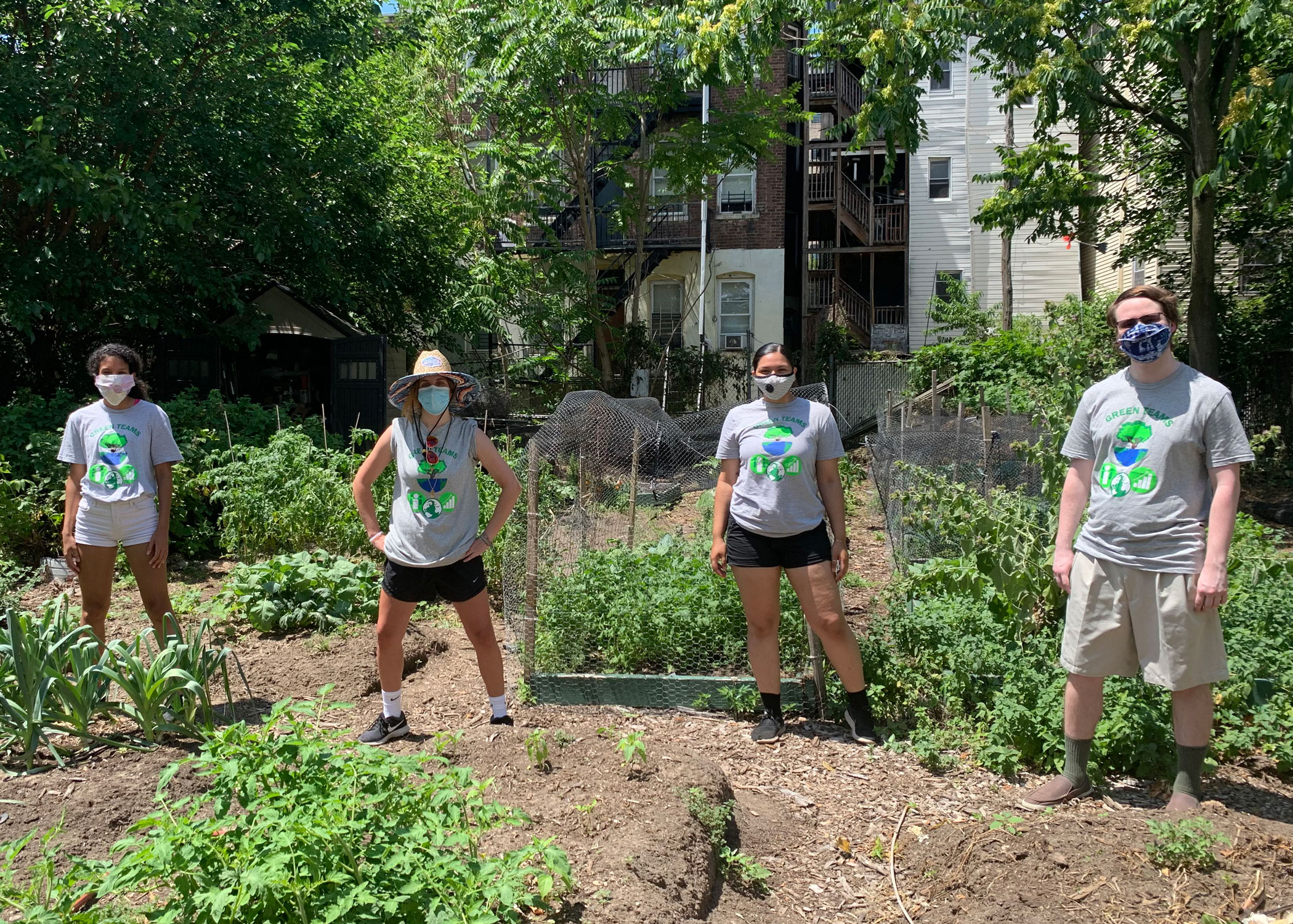 Green Team gardening